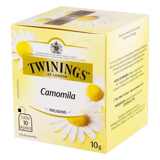 Chá Twinings Camomila 10g - caixa com 10 unid