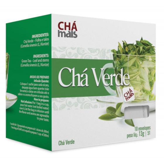 Imagem de Chá Verde Kit com 5 Caixas de 10 Sachês cada