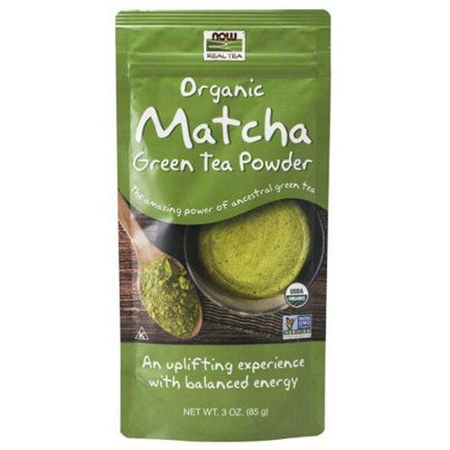 Imagem de Chá Verde Matcha Orgânico em Pó 3 Oz da Now Foods (pacote com 2)