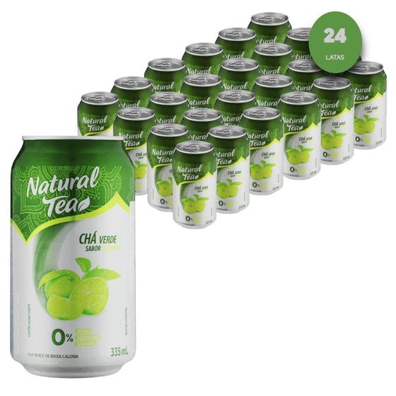 Imagem de Chá Verde Natural Tea Limão 335ml - Lata 335ml (24 Latas)