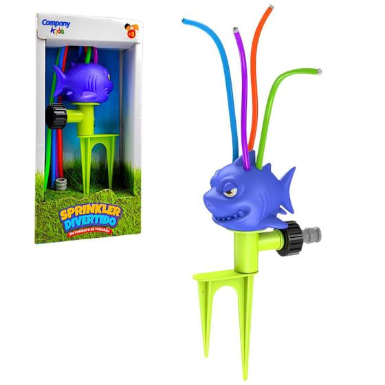 Imagem de Chafariz Tubarão divertido Sprinkler brinquedo verão de água