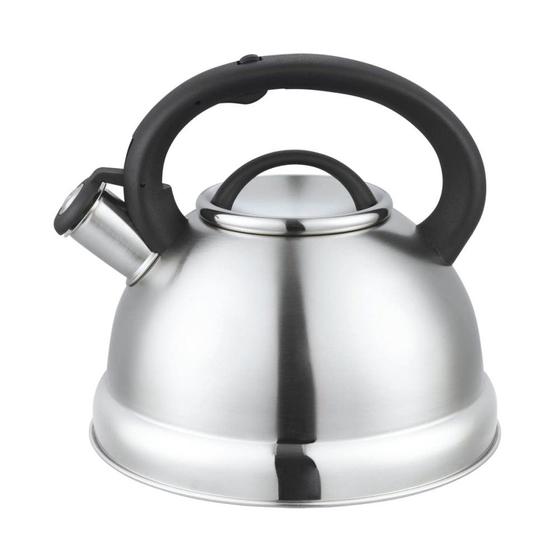Imagem de Chaleira Com Apito Tampa Fogão Indução Gàs 3 Litro Bule Inox