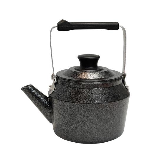 Imagem de Chaleira De Alumínio Fundido N 16 - Cor Craqueado Preto