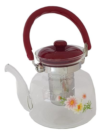 Imagem de Chaleira De Vidro Com Infusor De Chá 1400 ml My-208