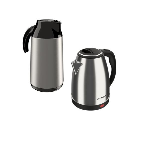 Imagem de Chaleira elétrica 110V + Garrafa Térmica Café Inox Berlim 1L