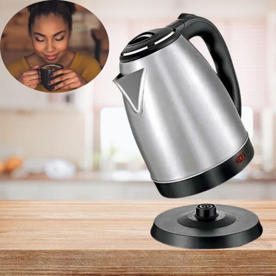 Imagem de Chaleira Elétrica 1,8L Ferve Água Rápido Boa Para Cozinha Presente Dia Dos Pais Qualidade Superior