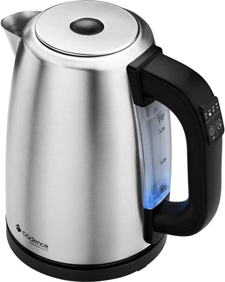 Chaleira Elétrica 220v Cadence Supreme Control Inox 1,7L Potência de 1850W CEL505 - 220v Menor preço em Chaleira Elétrica 220v Cadence Supreme Control Inox 1,7L Potência de 1850W CEL505 - 220v