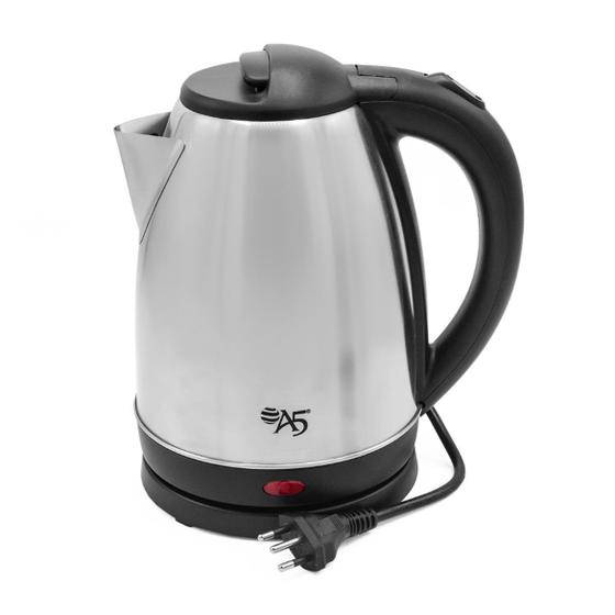 Chaleira Elétrica Aço Inox Living Sem Termostato Chá, Café e Chimarrão 1,8 Lts 127V ou 220V A5 Importadora - Lulay Store Menor preço em Chaleira Elétrica Aço Inox Living Sem Termostato Chá, Café e Chimarrão 1,8 Lts 127V ou 220V A5 Importadora - Lulay Store