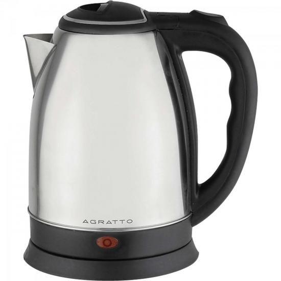 Chaleira Elétrica Agratto CE02 Prata Em Aço Inox 220V Menor preço em Chaleira Elétrica Agratto CE02 Prata Em Aço Inox 220V