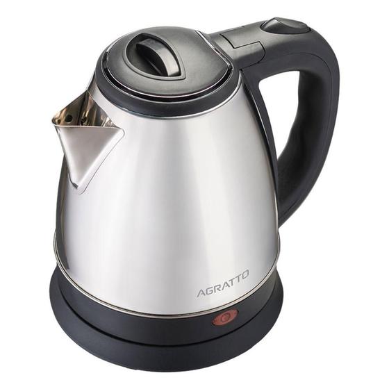 Chaleira Elétrica Agratto Inox 1,8L CE- 02 Menor preço em Chaleira Elétrica Agratto Inox 1,8L CE- 02