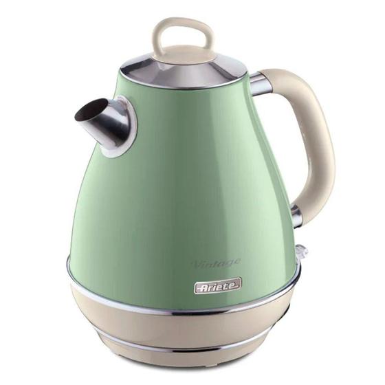 Imagem de Chaleira Elétrica Ariete Vintage Verde com Base 360 Graus 1,7L - 2869