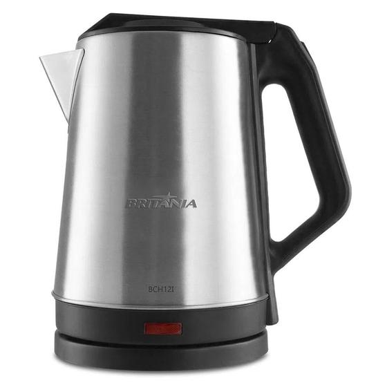 Chaleira Elétrica Britânia BCH12I, 1,9 Litros, Inox Menor preço em Chaleira Elétrica Britânia BCH12I, 1,9 Litros, Inox