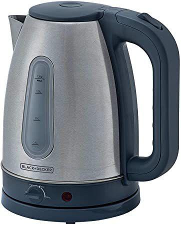 Imagem de Chaleira Elétrica Inox 1,8L 220V Com Ajuste de Temperatura Gourmand Gris K2200G Black&Decker