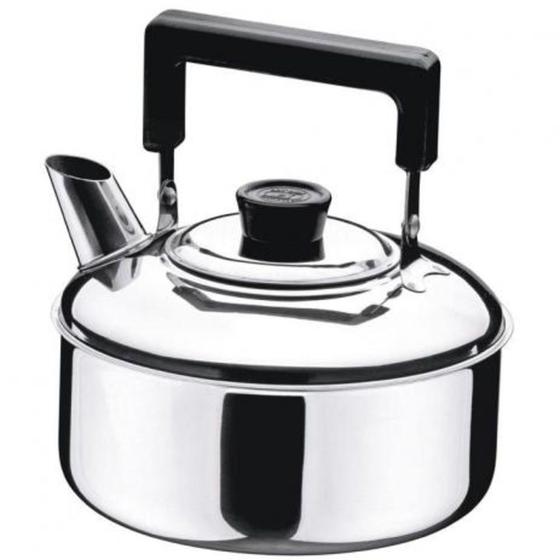 Imagem de Chaleira Inox 2 Litros Com Alça 20x16x18cm Multiuso Zanella