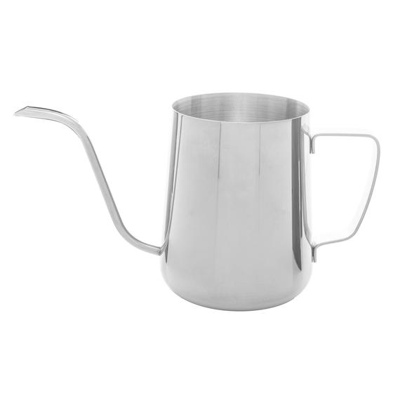 Chaleira Inox Bico Ganso Fino Bule Chá Barista Leiteira Menor preço em Chaleira Inox Bico Ganso Fino Bule Chá Barista Leiteira