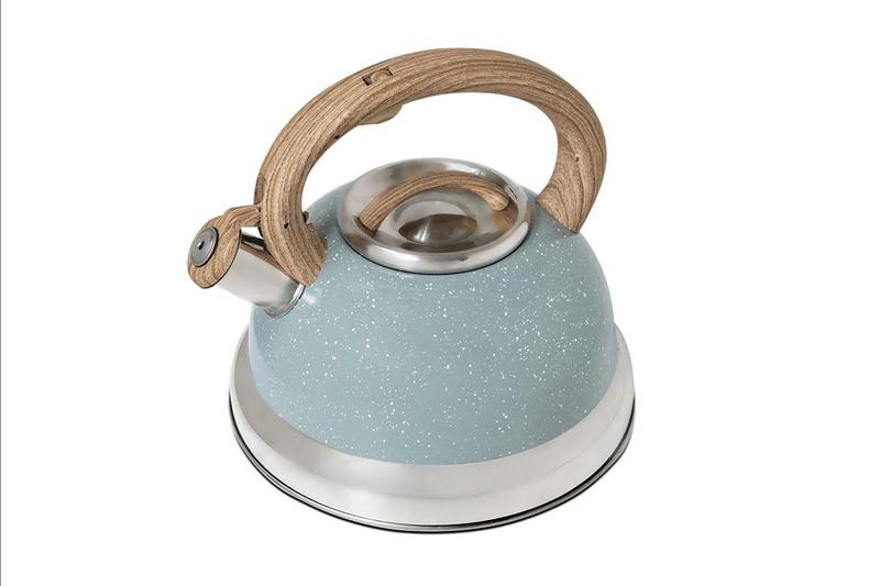 Chaleira Inox Botanika com Apito 2,7 Litros Brinox - 4875/111 Imagem de Chaleira Inox Botanika com Apito 2,7 Litros Brinox - 4875/111