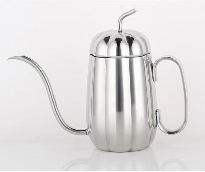 Chaleira Inox Escovado 450ml Bico Fino Chá Café Novo Menor preço em Chaleira Inox Escovado 450ml Bico Fino Chá Café Novo