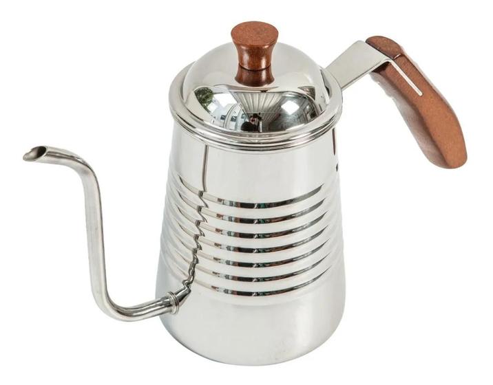 Imagem de Chaleira Inox Premium Bule Pescoço de Ganso Bico Fino 700ml Barista Gooseneck , Flavors  Original