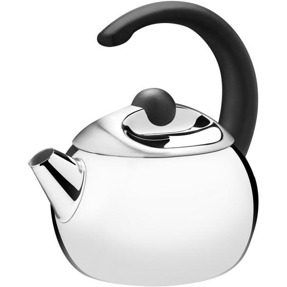 Imagem de Chaleira Tramontina Inox S/ Apito Coffee & Tea 1,3L Preto