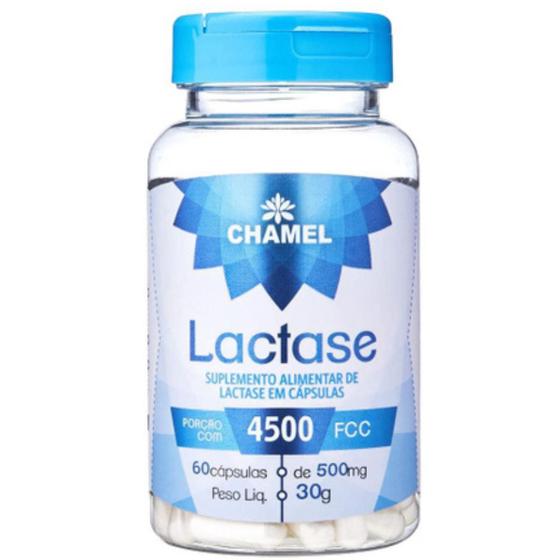 Imagem de Chamel Lactase Em Cápsulas 4500Fcc - 60 Cápsulas