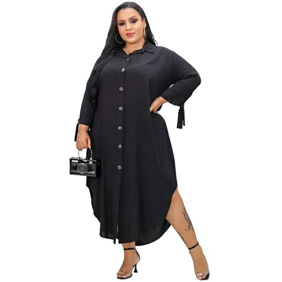 Imagem de Chamise Longo Plus Size