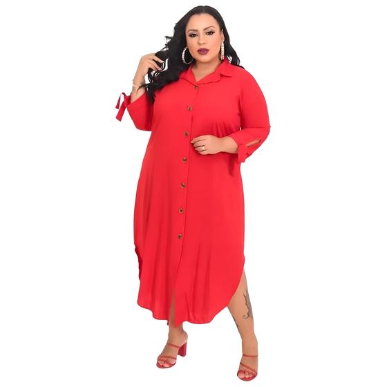 Imagem de Chamise Longo Plus Size