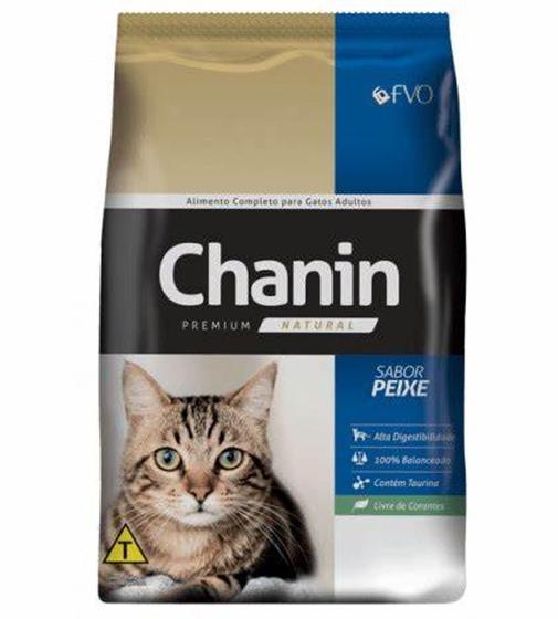 Imagem de Chanin gatos sabor peixe 25kg