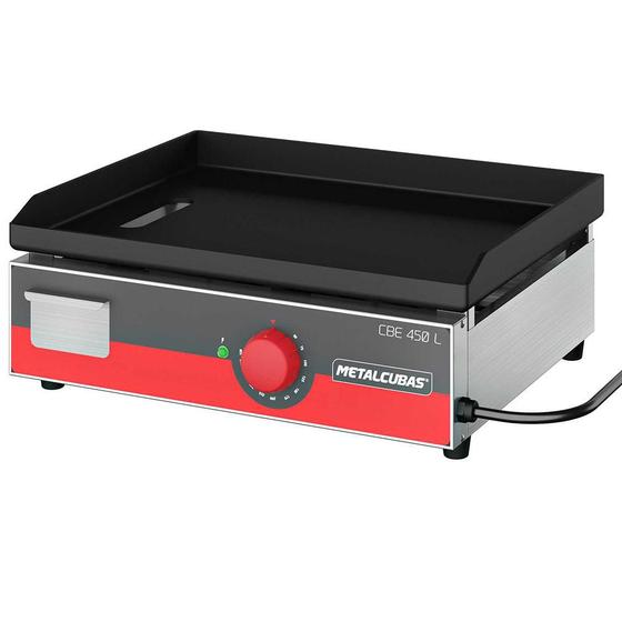 Chapa bifeteira elétrica light metalcubas 45 cm 220v cbe450l Menor preço em Chapa bifeteira elétrica light metalcubas 45 cm 220v cbe450l