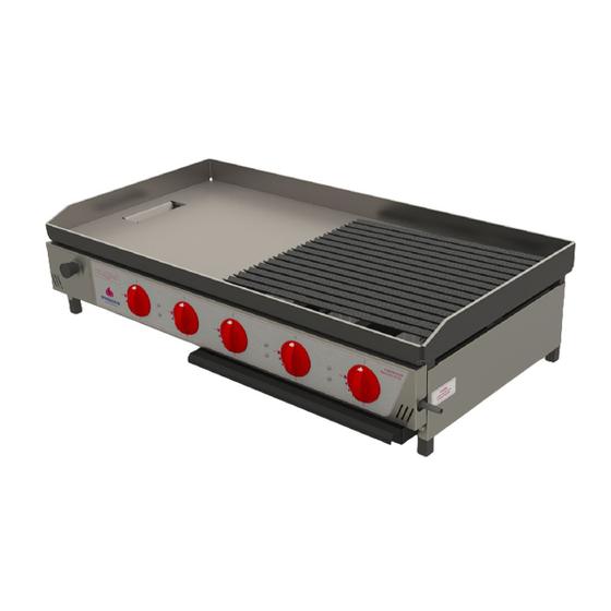 Imagem de Chapa Bifeteira Prcb-210 Style Char Broiler Progas A Gás Industrial