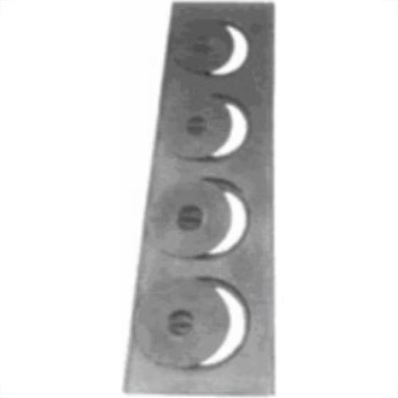 Imagem de Chapa Fogao 4 Bocas Diadema Retangular 26 X 19,5 X 80,5 48