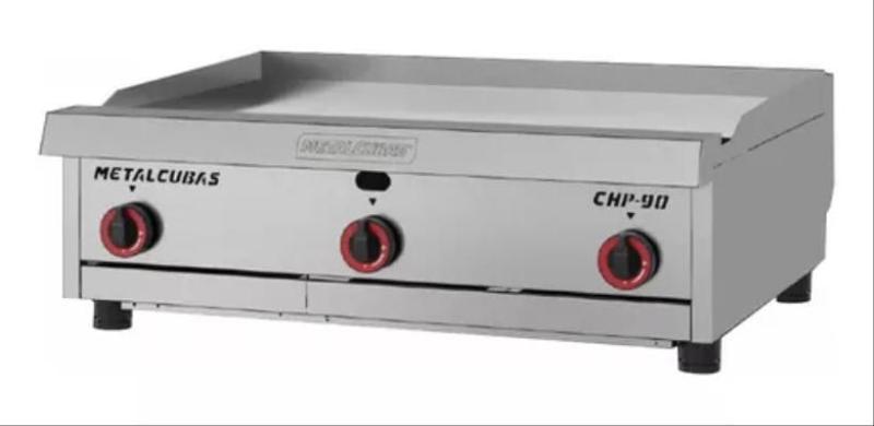 Imagem de Chapa Gás Premium CHP 90 Metalcubas Com 19 MM 6 queimadores E 90x50 Cm