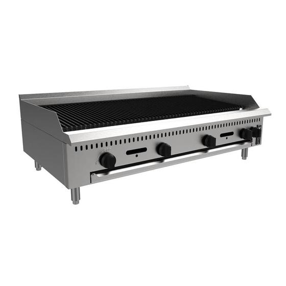 Imagem de Chapa Grill Char Broiler Profissional Industrial Prime a Gás 120cm PCG120G - Venâncio