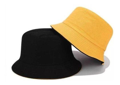Imagem de Chapéu Bucket Balde Dupla Face Liso Customização Logo Estamp