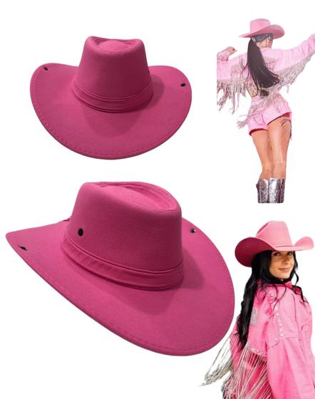 Chapéu Country Ana Castela Boiadereira Rodeio Cowboy Sertanejo ...