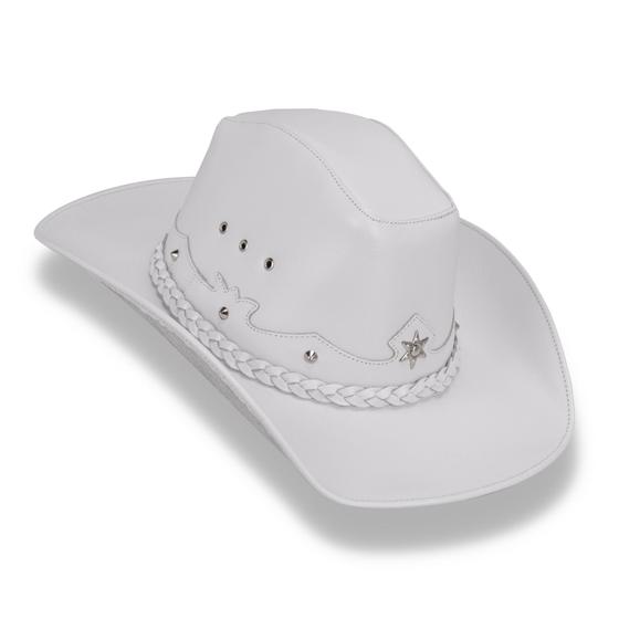 Imagem de Chapéu Country Cowboy Rodeio Masculino / Feminino em Couro