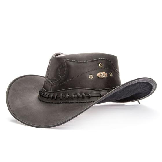 Imagem de Chapéu Country Masculino Cowboy Vintage Australiano Boiadeiro Para Montar