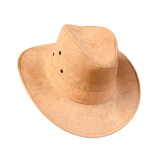 Imagem de Chapéu de camurça tipo cowboy americano moda hippie chic boho folk tipo Ana Castela Gustavo Lima