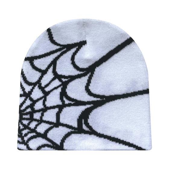 Imagem de Chapéu de Malha Unissex Y2K - Gorro Aranha com Design Moderno para Todas as Estações