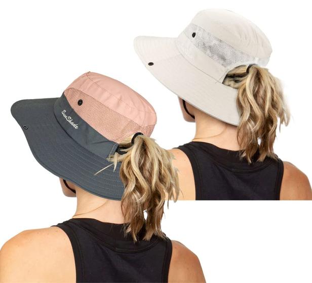 Imagem de Chapéu de Sol Dobrável INOGIH com Proteção UV e Aba Larga - Para Mulheres