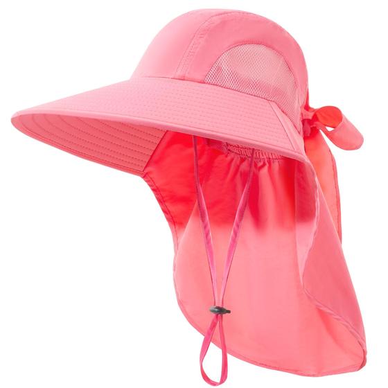 Imagem de Chapéu de sol DOCVIT feminino com proteção UV, rosa impermeável