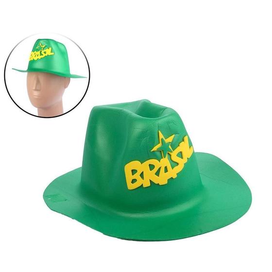 Imagem de Chapéu Divertido Do Brasil Cowboy Torcida Copa Seleção