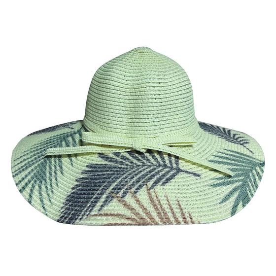 Imagem de Chapéu Madame Moda Floppy Verão Praia Feminino Aba Grande Palha Dobrável Estiloso Escolha a Cor