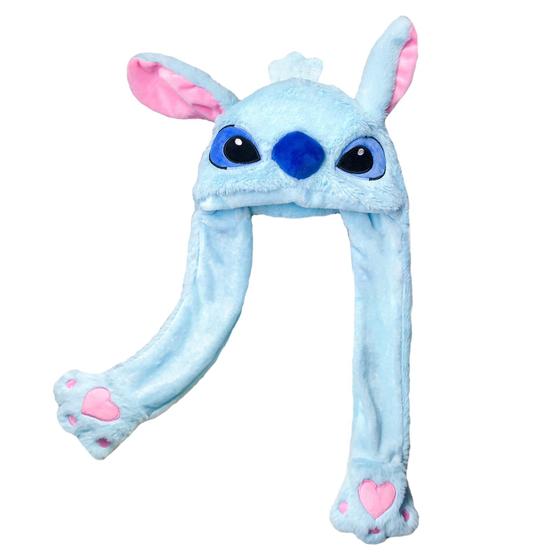 Imagem de Chapéu zibewlr Girls Ear Moving Jumping Warm Plush Rabbit Blue