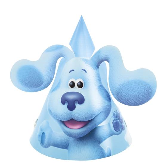 Imagem de Chapéus de festa com design exclusivo Blue's Clues, pacote com 8 crianças