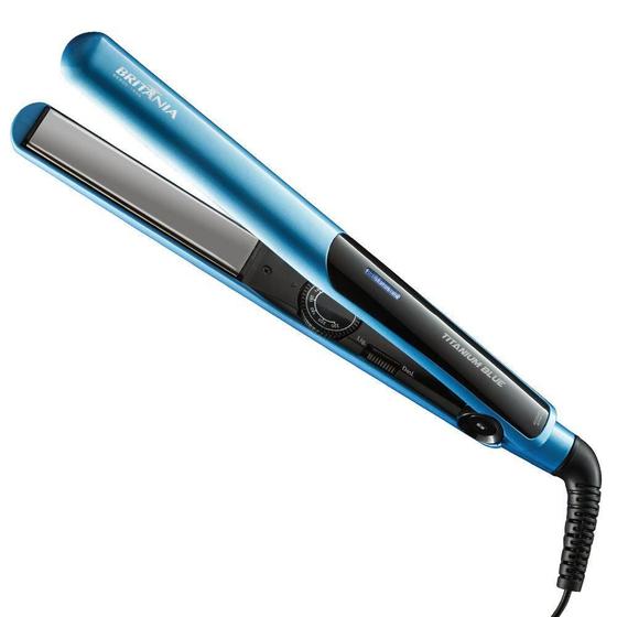 Imagem de Chapinha Britânia Titanium Blue Bivolt 35W com Trava
