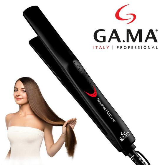 Chapinha de Cabelo Gama Italy Profissional Ceramic Íon Preta - GA.MA ...