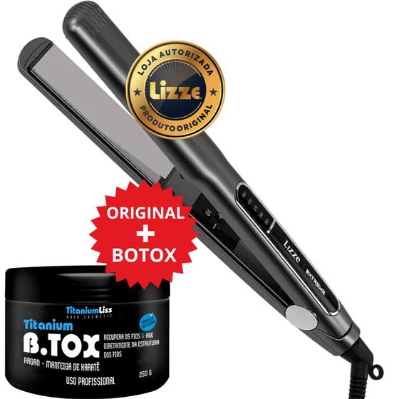 Imagem de Chapinha Prancha Lizze Extreme 480f + BBotox Titanium Liss