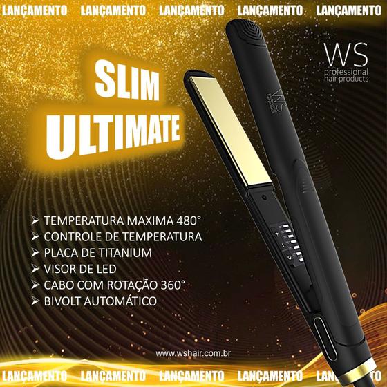 Imagem de Chapinha Ws Slim Titanium 250c 0u 480f Profissional