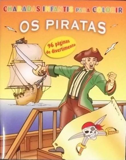 Imagem de Charadas infantis p colorir  piratas