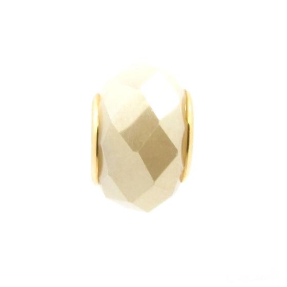 Imagem de Charm Separador Branco Banhado a Ouro